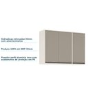 Ver imagem 3 de Armário Aéreo De Cozinha 120cm 3 Portas 5 Prateleiras Linea