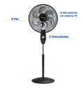 Ver imagem 2 de Ventilador de Coluna 110v 40cm 6 Pás Silencioso Super Turbo