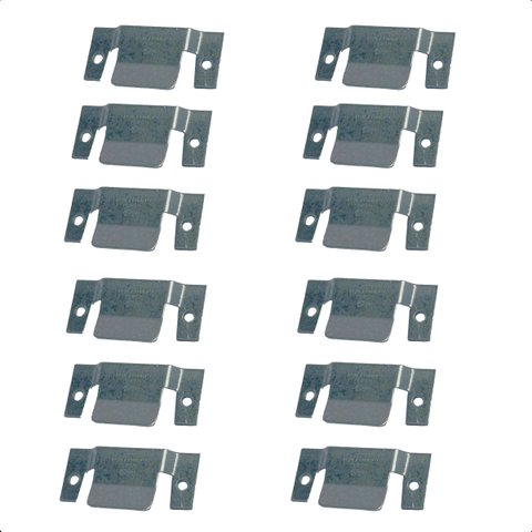 12 Pares Conector Cabeceira Sofá Painel Tvs União Encaixe Aço Galvanizado
