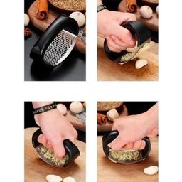 Amassador De Alho Espremedor Triturador Inox Manual Premium - 7