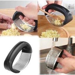 Amassador De Alho Espremedor Triturador Inox Manual Premium - 8