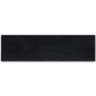 Tapete Passadeira Grande Aveludado 050x400 Borda sem Costura Preto - 4