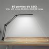 Luminária de Mesa Led Articulada com Clip - 4