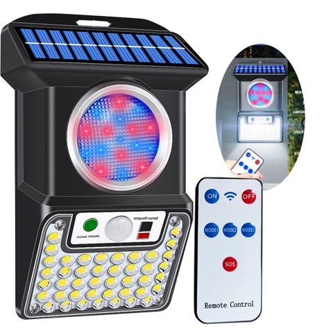 Luminaria Solar Refletor Balizador Spot Controle Sensor de proximidade Led Spot Alta Garagem