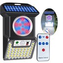 Ver imagem 1 de Luminaria Solar Refletor Balizador Spot Controle Sensor de proximidade Led Spot Alta Garagem