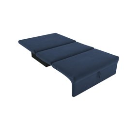 Sofá Cama Malu Suede Azul B254 - Matrix - 3