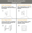 Ver imagem 2 de 13 Balizador de Led para Jardim Embutido Preto Lup51