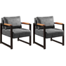 Kit 2 Poltronas Decorativa para Sala Recepção Estilo Industrial Ipanema - 4