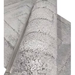 Tapete Passadeira Athenas Rozac 50x 100 Cm Antiderrapante - Gelo - 2