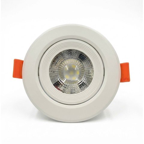 Kit 9 Spot Maxxy Redondo 7w Quente 3000k Max-0447