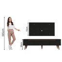 Ver imagem 7 de Rack Madesa Reims e Painel para Tv até 55 Polegadas 2 Portas e 1 Gaveta - Preto
