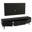 Ver imagem 6 de Rack Madesa Reims e Painel para Tv até 55 Polegadas 2 Portas e 1 Gaveta - Preto