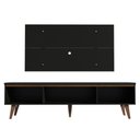 Ver mais imagens de Rack Madesa Reims e Painel para Tv até 55 Polegadas 2 Portas e 1 Gaveta - Preto
