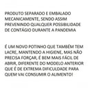 Ver mais imagens de Pote para Bolo no Pote com Lacre 220ml Quadrado - 100 Potes Cor:transparente