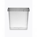 Ver imagem 5 de Pote para Bolo no Pote com Lacre 220ml Quadrado - 100 Potes Cor:transparente