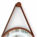 Ver imagem 7 de Espelho Redondo Adnet Iluminado Led com Alça 40cm Premium - Cobre Alça Caramelo