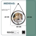 Ver imagem 5 de Espelho Redondo Adnet Iluminado Led com Alça 40cm Premium - Cobre Alça Caramelo