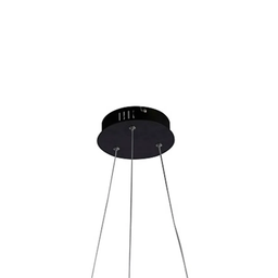 Pendente Nodo Preto (d)50cm (a)15cm 1x36w 3000k 1188lm Led - 1