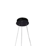 Pendente Nodo Preto (d)50cm (a)15cm 1x36w 3000k 1188lm Led - 1