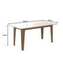 Ver imagem 3 de Mesa de Jantar Liz 6 Lugares com Cadeira Linea