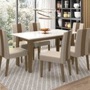Ver imagem 2 de Mesa de Jantar Liz 6 Lugares com Cadeira Linea