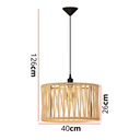 Ver imagem 3 de Pendente Lustre em Corda Naútica Aço Carbono Nobre