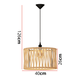 Pendente Lustre em Corda Naútica Aço Carbono Nobre - 3 Pendente Lustre em Corda Naútica Aço Carbono Nobre - 3