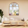 Espelho Decorativo Janela Arqueada Rústico 80x60 - 3