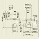 Ver imagem 3 de Base Registro 1/2 Pressão 25840 Meber - Cromado