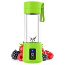 Ver imagem 1 de Mini Mixer Juice 320Ml Usb 6 Lâminas Verde