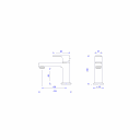 Ver imagem 2 de Monocomando para Banheiro Mesa Unic Bica Baixa - Deca Deca Metais