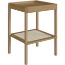 Ver imagem 1 de Mesa Lateral para Sala de Estar Pés Madeira Moss A03 Hanover Roble - Lyam Decor