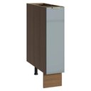 Ver imagem 1 de Balcão Porta-Temperos 20 cm 1 Porta (sem Tampo) Rustic/Cinza Lux Madesa