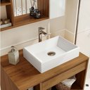 Ver imagem 2 de Gabinete Suspenso com Cuba Paris para Banheiro Canela Off