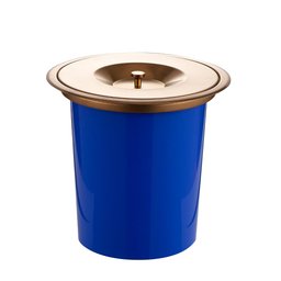 Lixeira de Embutir Para Bancada 5 Litros Aço Inox 304 Pingoo.casa - Dourado Rose - 1