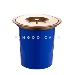 Lixeira de Embutir Para Bancada 5 Litros Aço Inox 304 Pingoo.casa - Dourado Rose - 2