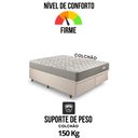 Ver imagem 7 de Base Box Baú Queen 158x198 Linho Bege com Colchão Ecoline D40 Espuma