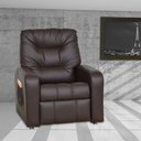 Ver imagem 1 de Poltrona Reclínavel Azera MX 7 Corano Marrom F 289 - Matrix