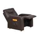 Ver imagem 3 de Poltrona Reclínavel Azera MX 7 Corano Marrom F 289 - Matrix