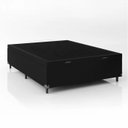 Ver imagem 3 de Cama Box com Baú Preto + Colchão de Molas Ensacadas Classic Superlastic - Anjos