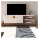 Ver imagem 2 de Rack Bancada Buriti 1.4 Tv 55pol Off White Jb Bechara