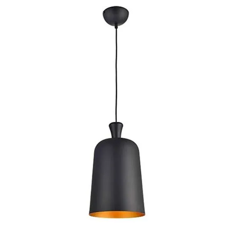Pendente Avant Bell Aço 1 E27 230mm Preto