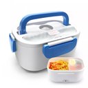Ver imagem 1 de Marmita Lancheira Elétrica Aquecedor Alimentos Azul 110v/220v/12v