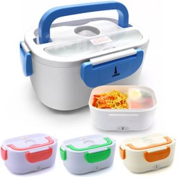 Marmita Lancheira Elétrica Aquecedor Alimentos Azul 110v/220v/12v - 4