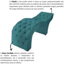 Ver imagem 5 de Maca Estofada Estética Cílios Salão Spa Veludo Yasmim:azul Turquesa