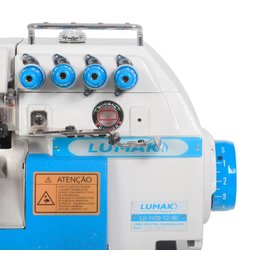Máquina Costura Industrial Overlock Ponto Cadeia Bivolt LU747D-TZ-SU - Lumak - 4