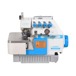 Máquina Costura Industrial Overlock Ponto Cadeia Bivolt LU747D-TZ-SU - Lumak - 1