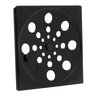 Ralo Grelha Black Preto 10X10 Quadrado Com Fecho Sistema Abre e Fecha Para Banheiro - 1
