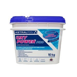 Cloro Piscina Astralpool Oxy Power Pro Balde Azul 10 kg - 2