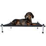 Cama Suspensa para Cachorro Gato Pet Médio 75x50x13 Preto - 1